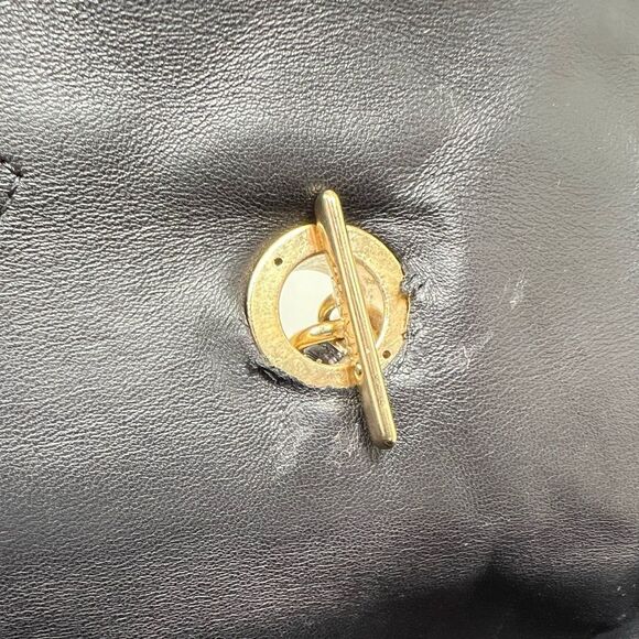 Chanel Large Trendy Top Handle Black Quilted Shoulder Hand Bag Gold Hardware - Picture 11 of 16